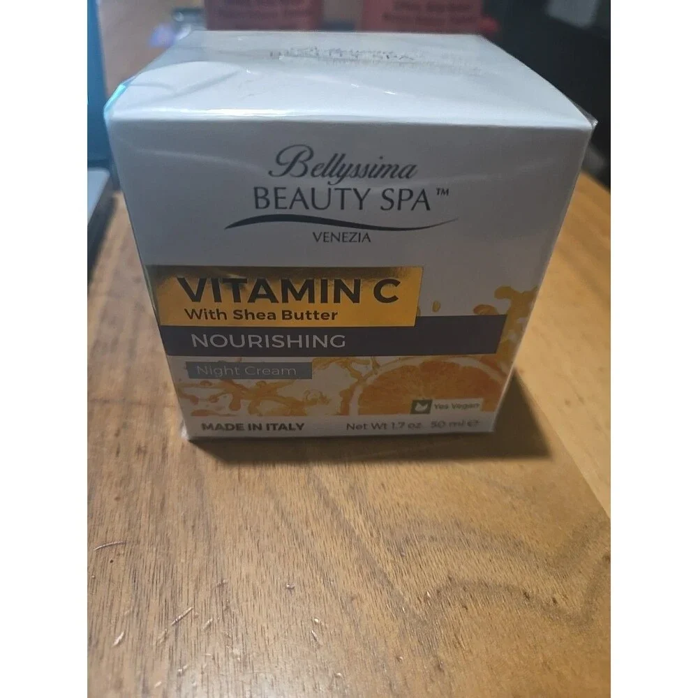 Bellyssima Beauty Spa Vitamin C w/ Sea Butter Nourishing Night Cream 1.7 oz